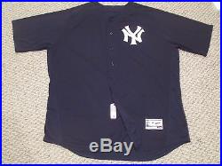 CC Sabathia #52 size 56 2016 Yankees Game used worn jersey Pre Game MLB STEINER