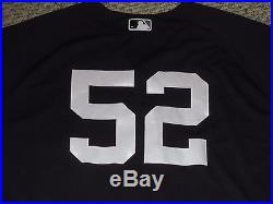 CC Sabathia #52 size 56 2016 Yankees Game used worn jersey Pre Game MLB STEINER