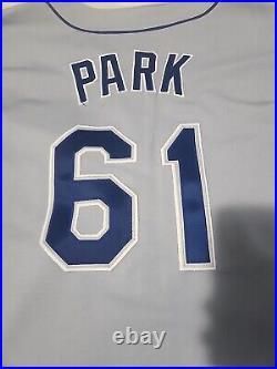 CHAN HO PARK GAME USED LOS ANGELES DODGERS JERSEY Rare