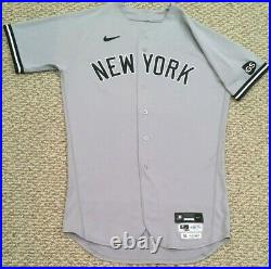CHAPMAN size 46 #54 2020 New York YANKEES game used jersey issued road HGS MLB