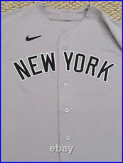 CHAPMAN size 46 #54 2020 New York YANKEES game used jersey issued road HGS MLB