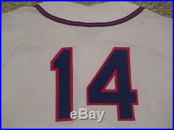 CHRIS JAMES 1992 San Francisco Giants GAME USED jersey home TBTC to 1942 auto'd