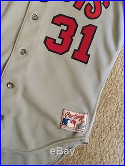CHUCK FINLEY LOS ANGELES CALIFORNIA ANGELS JERSEY Mike Trout Size 40