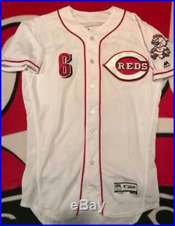 CINCINNATI REDS #6 Billy Hamilton GAME USED WORN JERSEY MLB authenticated