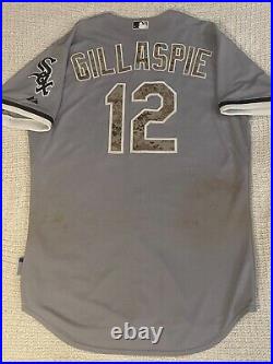 CONNOR GILLASPIE 2013 Game Used Away Armed Forces Day Jersey White Sox Worn 5/18