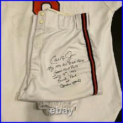 Cal Ripken Jr. 1993 Signed Game Used 1993 All Star Game Jersey & Pants JSA COA