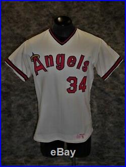 California Angels, Vintage 1977-78 Ken Brett Game Used / Worn Jersey