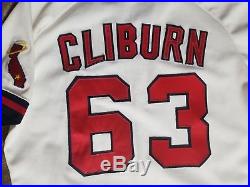 California angels team issued 1981 #63 cliburn Wilson Authentic pro cut jersey