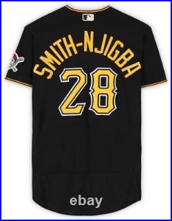 Canaan Smith-Njigba Pirates Player-Worn #28 Jersey vs White Sox on April 7, 2023