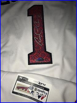 Carlos Correa Autographed 2016 4th Of July Game Used Jersey MLB Auth. #JB755431
