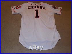 Carlos Correa Game Worn Signed Jersey 2015 Houston Astros MLB
