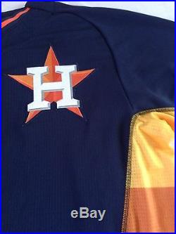 Carlos Gomez Houston Astros 2015 Game Used Worn Jersey With MLB Hologram #30
