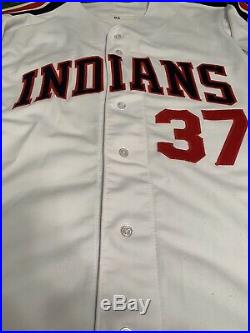 Chad Ogea Cleveland Indians Game Used Jersey Mid 90s Excellent Use