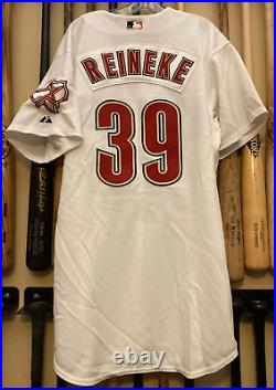 Chad Reineke 2007-08 Team Issued White Jersey Houston Astros