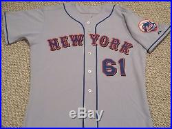 Chan Ho Park 2007 Mets Game Jersey Road Gray Size 46 #61 STEINER LOA HOLOGRAM