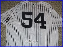 Chapman #54 size 46 2016 Yankees Game Used Jersey HOME Berra patch Steiner MLB