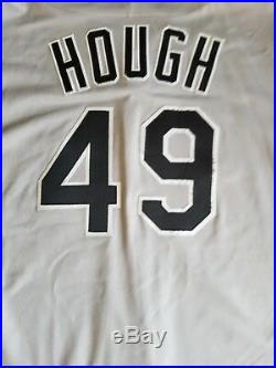 Charlie Hough game used worn 1992 White Sox road jersey, Miedema Authenticated