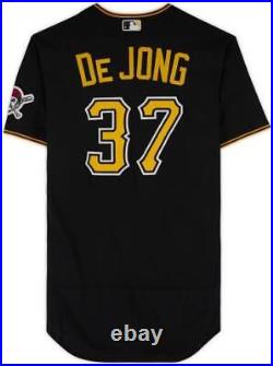 Chase De Jong Pittsburgh Pirates Player-Worn #37 Jersey vs White Sox 4/7/2023