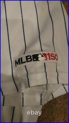 Chicago Cubs 2019 Pedro Strop Game Worn Used Jersey World Series