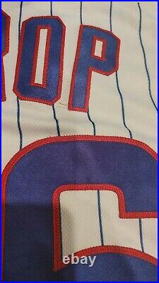 Chicago Cubs 2019 Pedro Strop Game Worn Used Jersey World Series