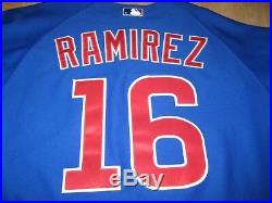 Chicago Cubs Authentic Aramis Ramirez Jersey Game Used 2008 Blue Alternate