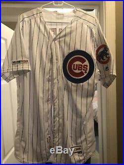Chicago Cubs Barnette 2019 Game Used Worn Issied Jersey Size 46 Read Descrip