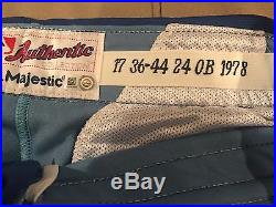 Chicago Cubs Game Used 1978 Throwback Uniform #17 Worn By Brandon Hyde 7/27/14