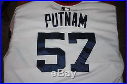 Chicago White Sox 2015 Game Used TBTC Home Jersey Zach Putnam P