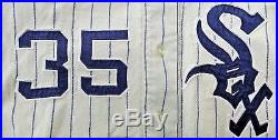 Chicago White Sox DON GUTTERIDGE Game Worn / Game Used Flannel Jersey