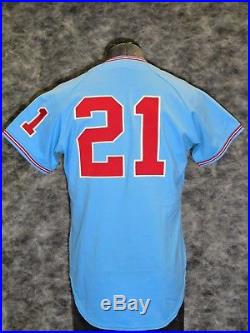 Chicago White Sox Vintage 1975 Road Game Used / Worn Jersey. Bart Johnson