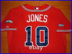 Chipper Jones Atlanta Braves Non Game Worn Used Team Issued 2008 Jersey