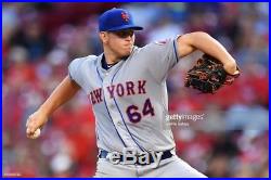 Chris Flexen size 46 #64 2017 New York Mets GAME USED jersey road gray MLB HOLO