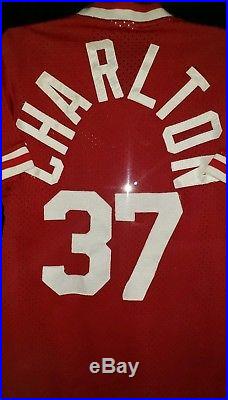 Cincinnati Reds 1990 World Series NASTY BOYS Norm Charlton GAME USED JERSEY