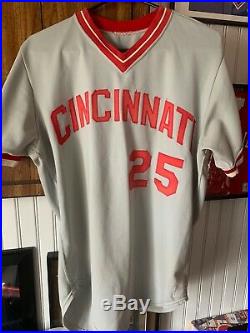 Cincinnati reds Game Used/ Worn Ray Knight Vintage Jersey