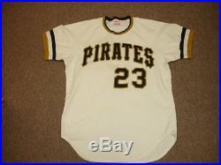 Circa 1980's Grant Jackson Pittsburgh Pirates Game Used Reunion Jersey-#23