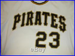 Circa 1980's Grant Jackson Pittsburgh Pirates Game Used Reunion Jersey-#23