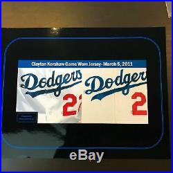 Clayton Kershaw Photo Matched Signed 2011 Game Used Dodgers Jersey JSA COA