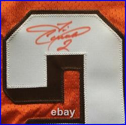 Cleveland Browns Tim Couch NFL Game Factory Issued Signed Reebok Jersey