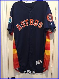Collin McHugh #31 Houston Astros Game Used Worn Jersey Sz 46