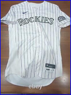 Colorado Rockies Jackie Robinson Day Jersey Size 44 MLB Authenticated Team Issue