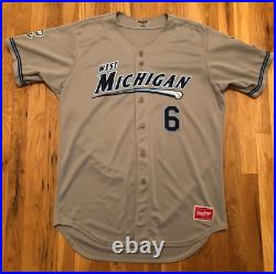 Colt Keith 2021 Game Used Worn West Michigan Jersey Detroit Tigers Team Coa