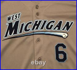 Colt Keith 2021 Game Used Worn West Michigan Jersey Detroit Tigers Team Coa