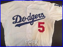 Corey Seager 2015 LA Dodgers Game Used Jersey Career HR #3 MLB authenticated