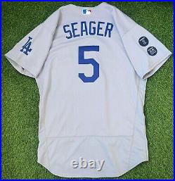 Corey Seager Los Angeles Dodgers Game Used Worn Jersey 2021 MLB Auth Matched