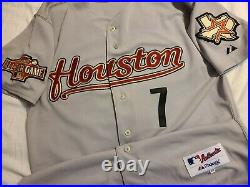 Craig Biggio 2004 Houston Astros Road Game Worn Issued Authentic Jersey Size 44