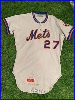 Craig Swan New York Mets Game Used Worn Jersey 1980 Excellent Use
