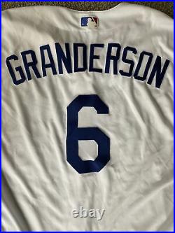 Curtis Granderson World Series 2017 Game Issued Jersey Los Angeles Dodgers