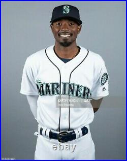 DEE GORDON size 40 #9 2018 Seattle Mariners game used jersey home white MLB HOLO