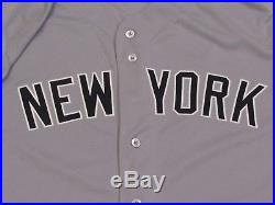 DELLIN BETANCES size 52 2015 Yankees game used Jersey Road Gray MLB STEINER COA