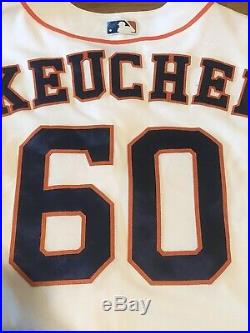Dallas Keuchel 2016 Game Used Worn Houston Astros Home White Jersey Braves